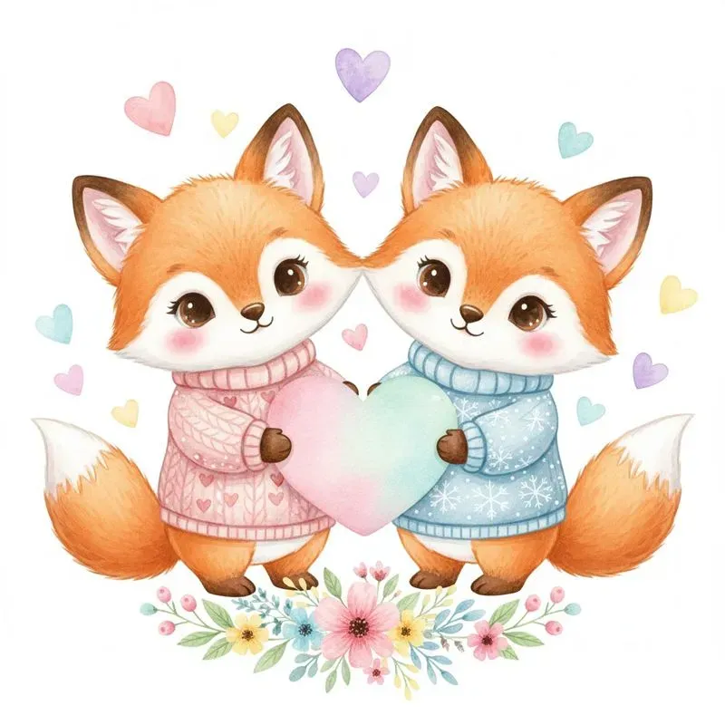 Valentine Nursery Cute Clipart