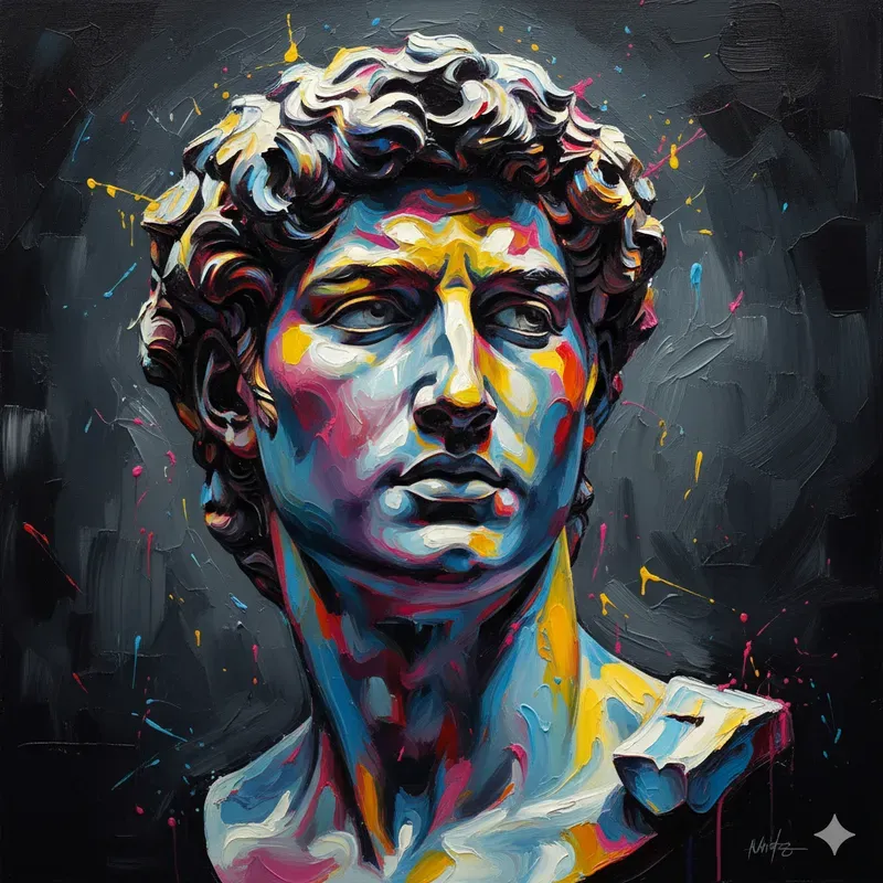 Abstract Portrait Paintings
