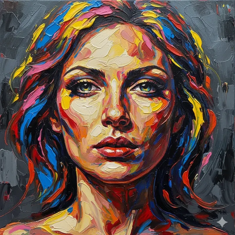 Abstract Portrait Paintings
