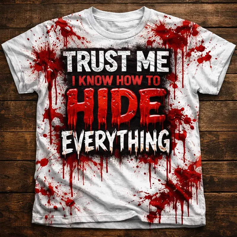 Horror Blood Splatter T Shirts