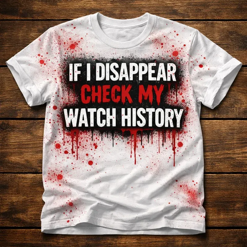 Horror Blood Splatter T Shirts
