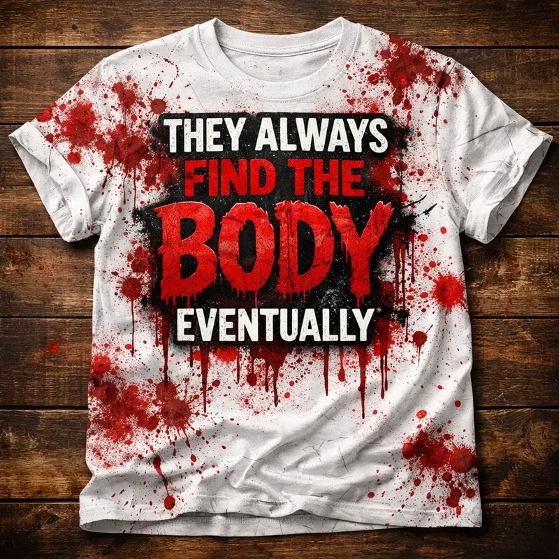 Horror Blood Splatter T Shirts