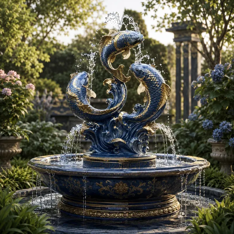 Elegant Garden Fountain Sculptures