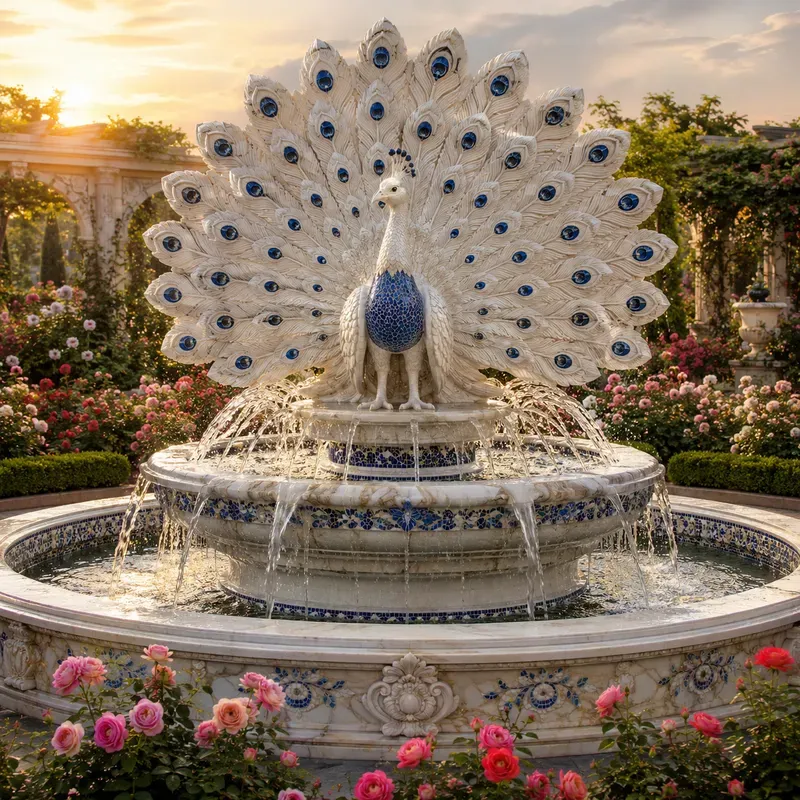 Elegant Garden Fountain Sculptures