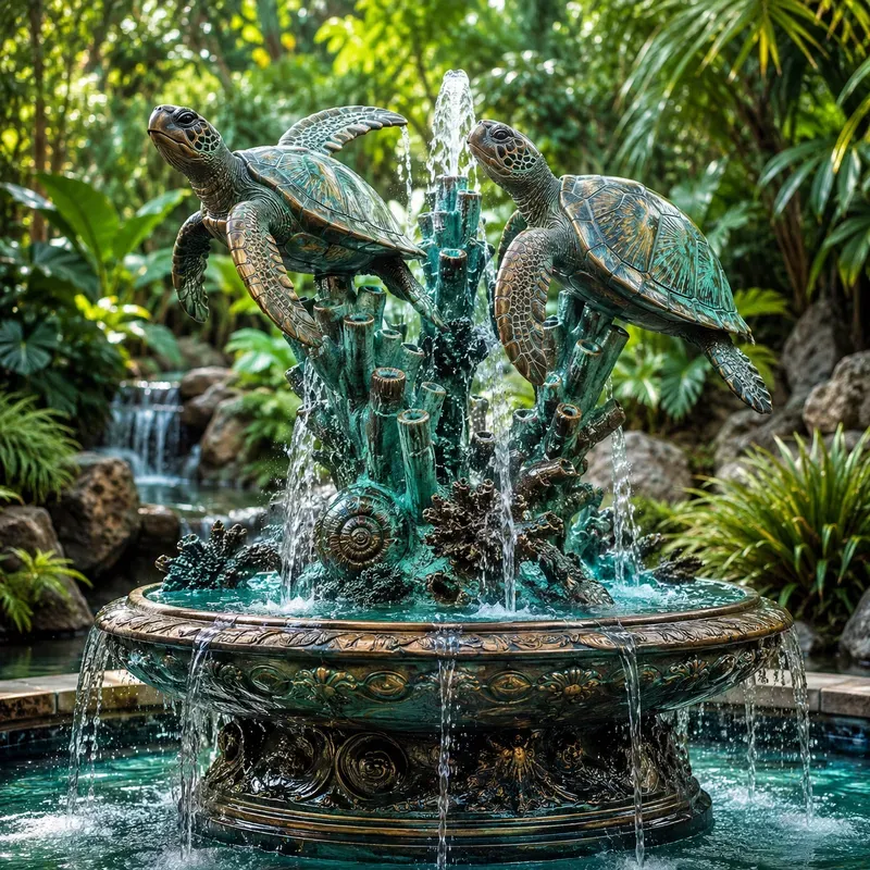 Elegant Garden Fountain Sculptures