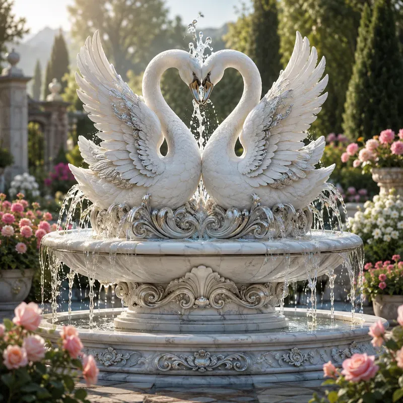 Elegant Garden Fountain Sculptures