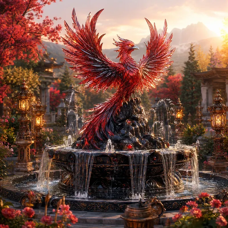 Elegant Garden Fountain Sculptures