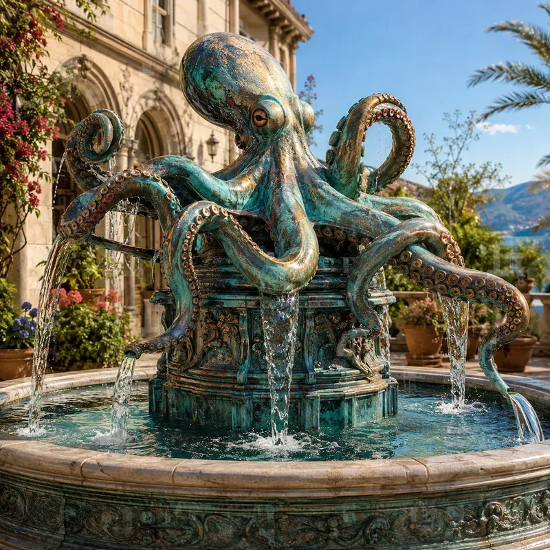 Elegant Garden Fountain Sculptures