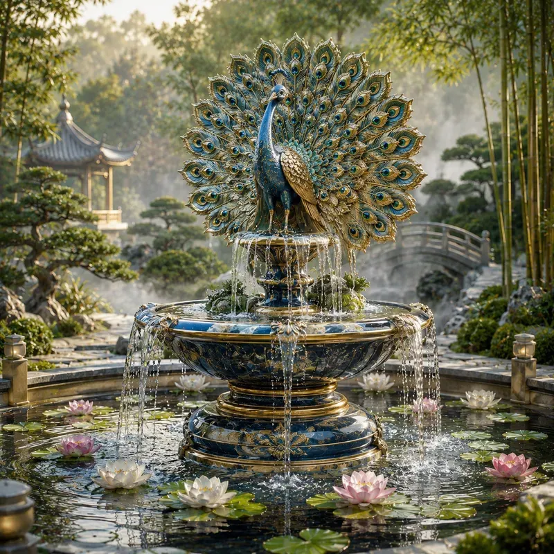 Elegant Garden Fountain Sculptures