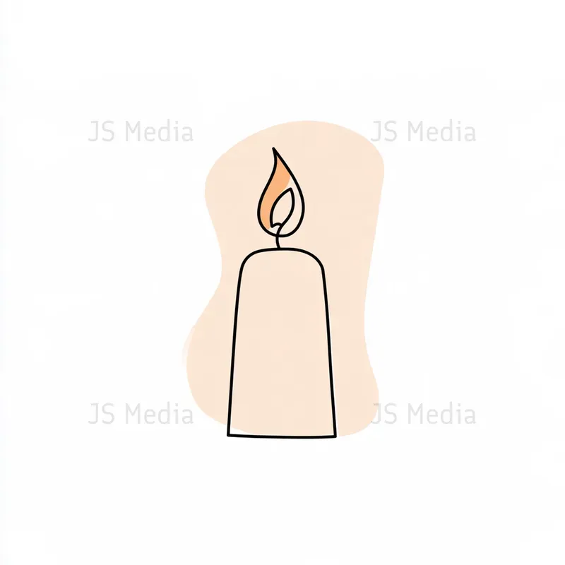 Minimal Line Art Pastel Patch Icons