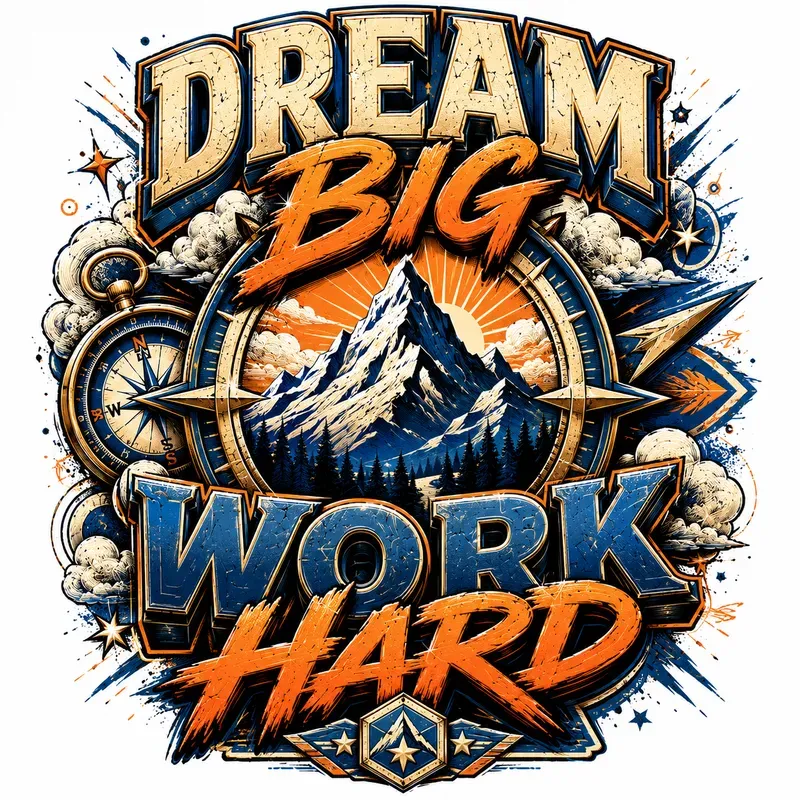 Motivational Streetwear Typographies