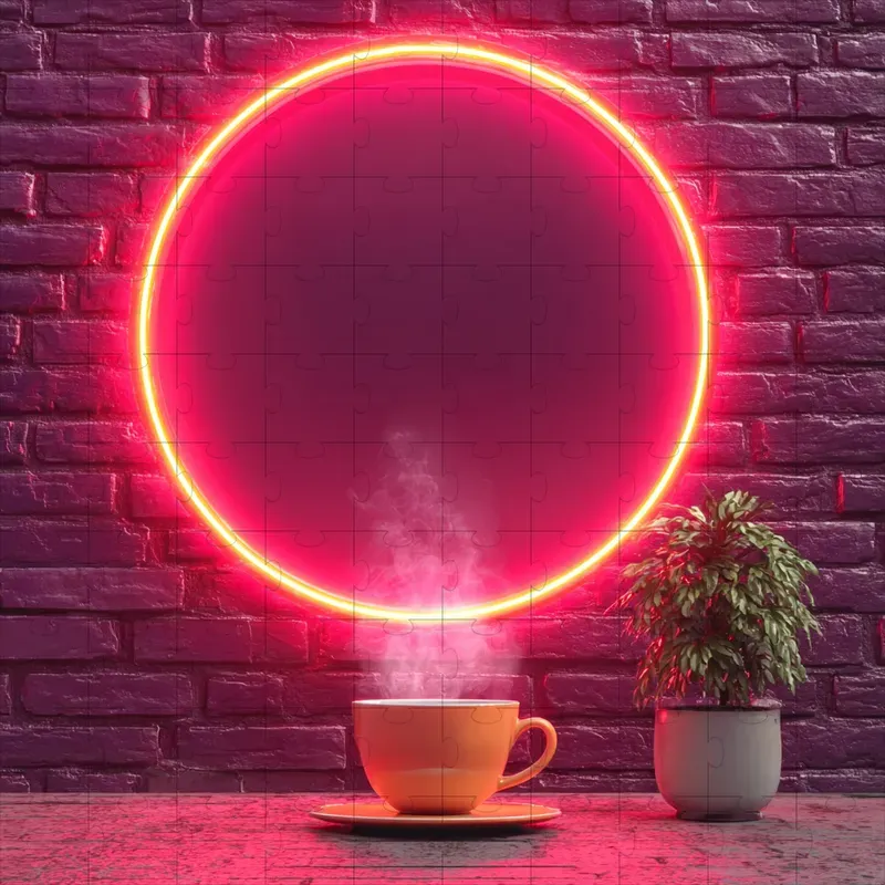Synthwave Neon Glow Retro Renders