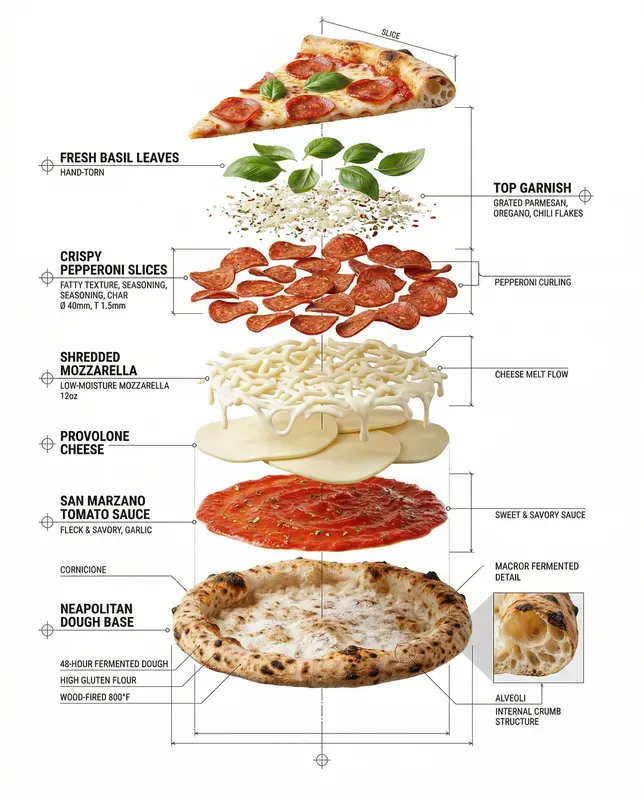 Technical Exploded Recipe Infographics