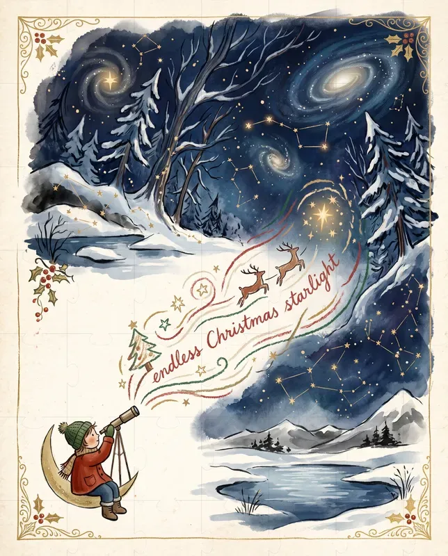 Magical Christmas Storybook Cards