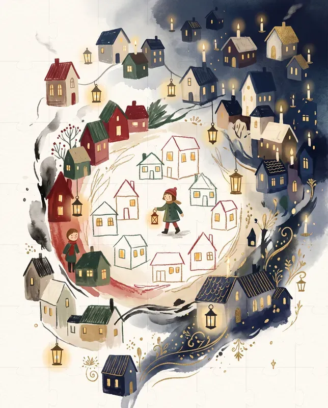 Magical Christmas Storybook Cards