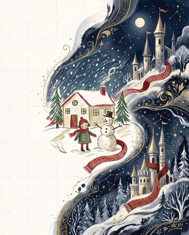 Magical Christmas Storybook Cards