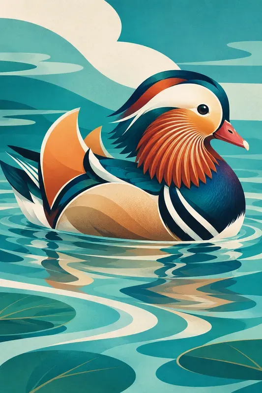 Sleek Modern Animal Commercial Art