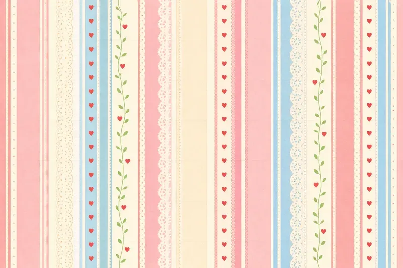 Pastel Vertical Stripe Patterns