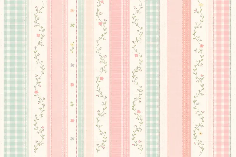 Pastel Vertical Stripe Patterns