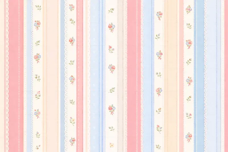 Pastel Vertical Stripe Patterns