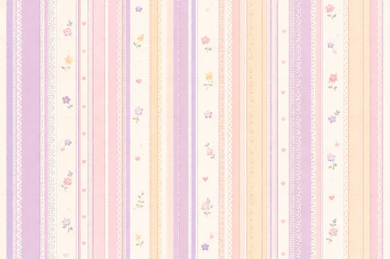 Pastel Vertical Stripe Patterns