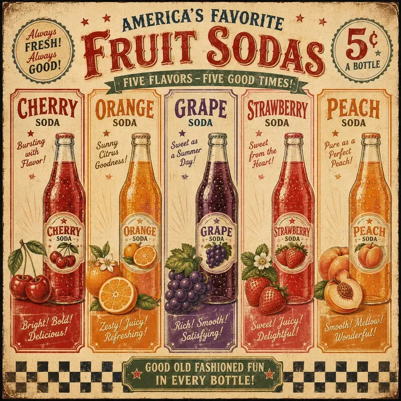 Vintage Soda Americana Posters