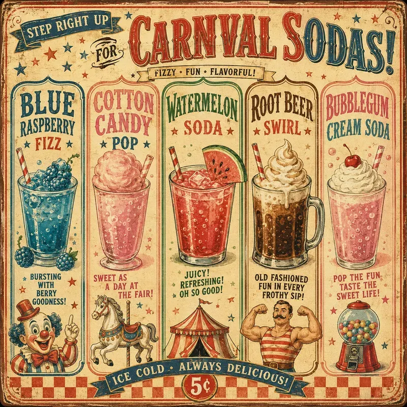 Vintage Soda Americana Posters
