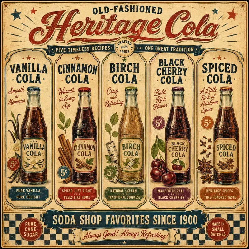 Vintage Soda Americana Posters
