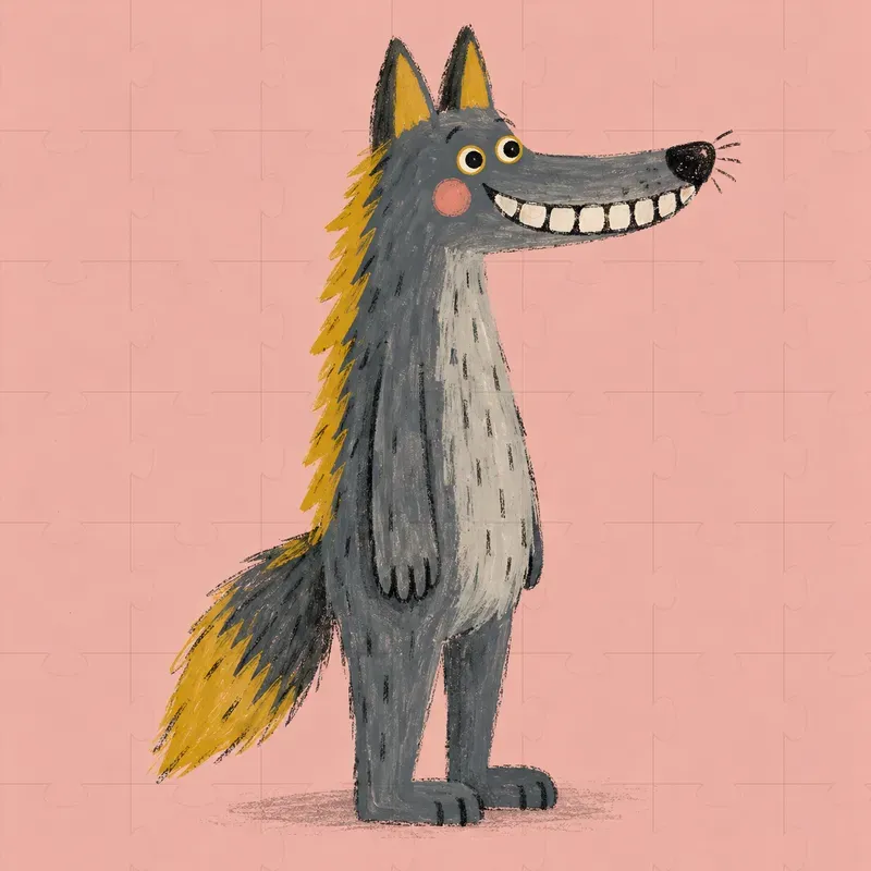 Naive Kids Handdrawn Quirky Creatures