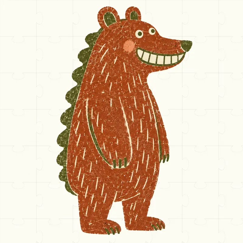 Naive Kids Handdrawn Quirky Creatures