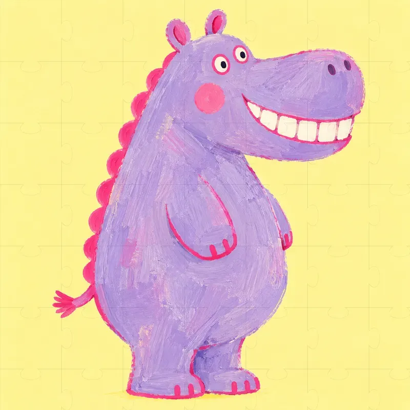 Naive Kids Handdrawn Quirky Creatures
