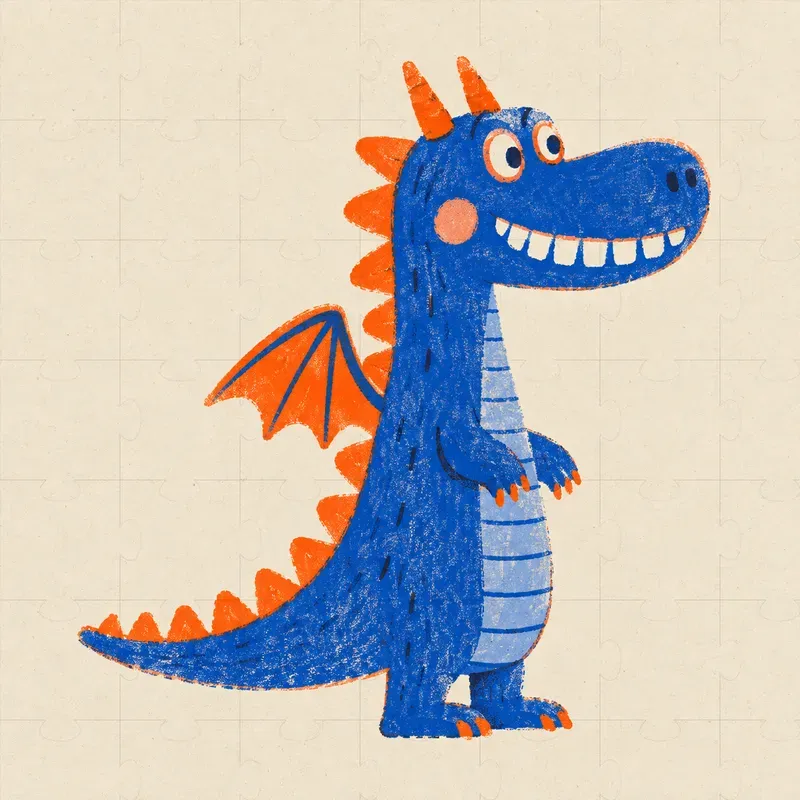 Naive Kids Handdrawn Quirky Creatures