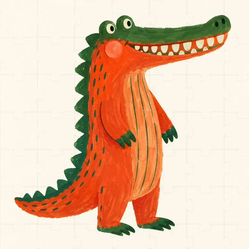Naive Kids Handdrawn Quirky Creatures