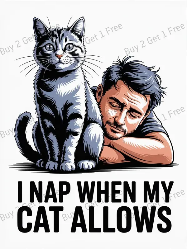 Funny Cat Owner Tshirt Graphics