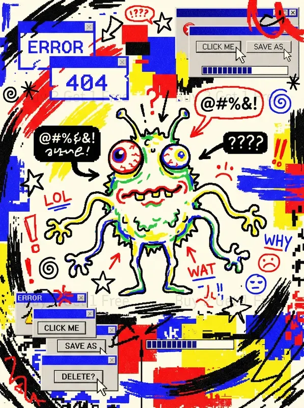 Ms Paint Style Character Drawings Art