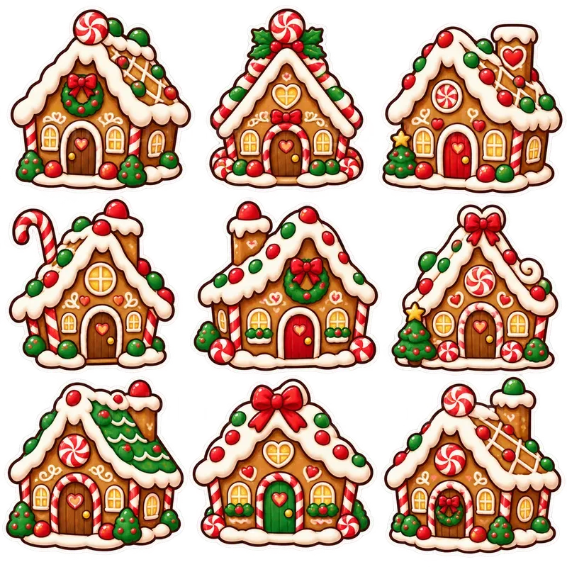 Cozy Christmas Kawaii Stickers