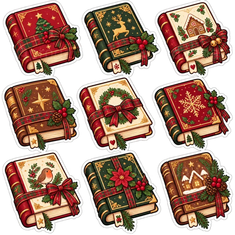 Cozy Christmas Kawaii Stickers