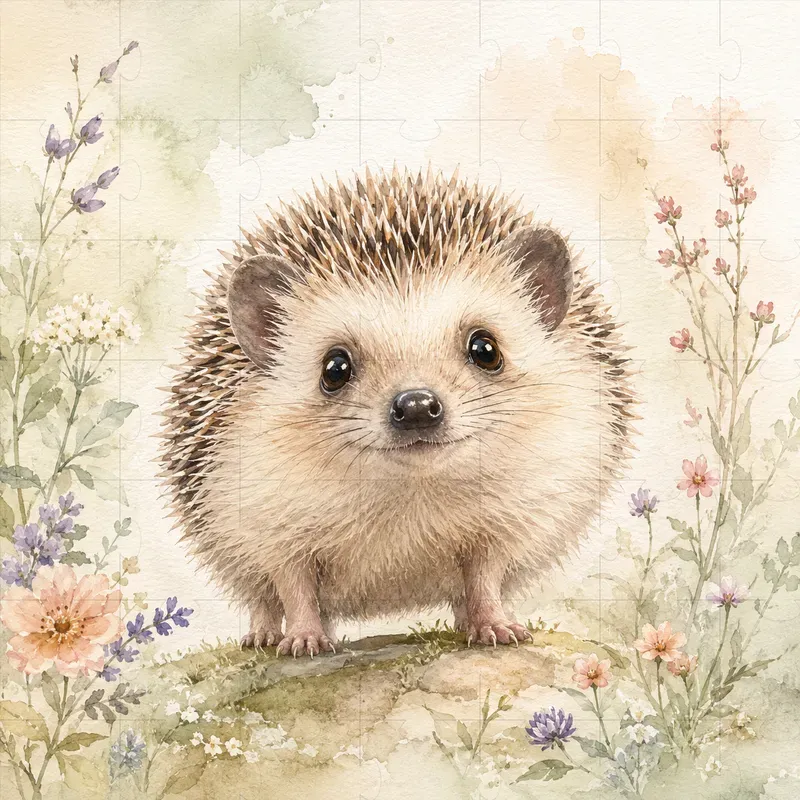 Hand Painted Forest Animal Nursery Art