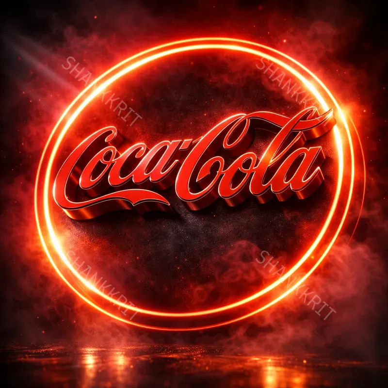 Premium 3D Neon Brand Logos