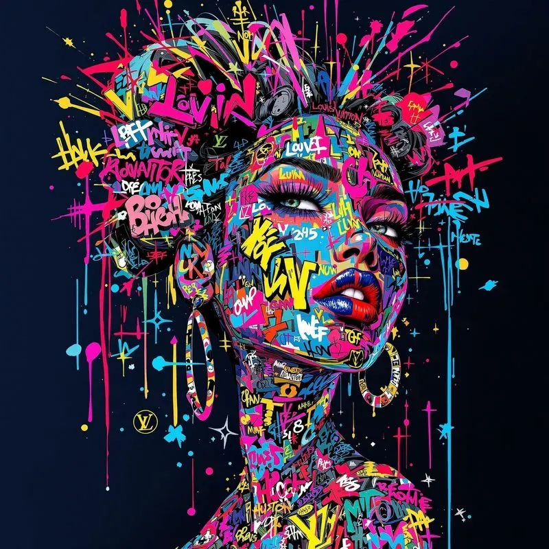 Stylish And Colorful Graffiti Designs