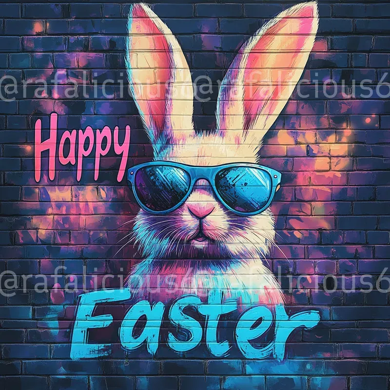 Urban Easter Street Art Cards