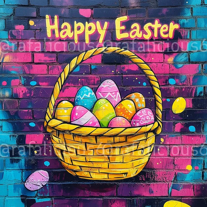 Urban Easter Street Art Cards