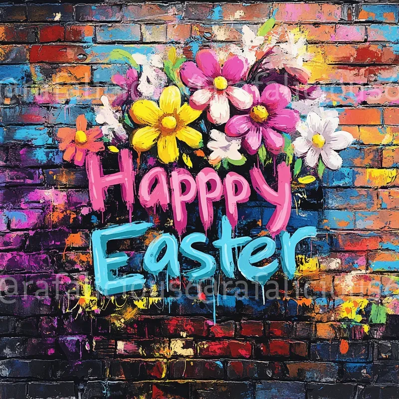 Urban Easter Street Art Cards