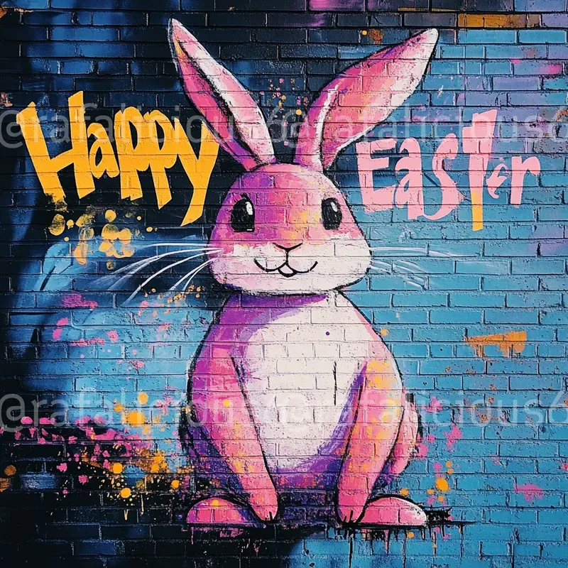 Urban Easter Street Art Cards
