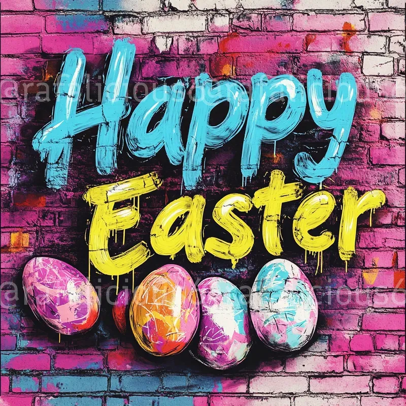 Urban Easter Street Art Cards