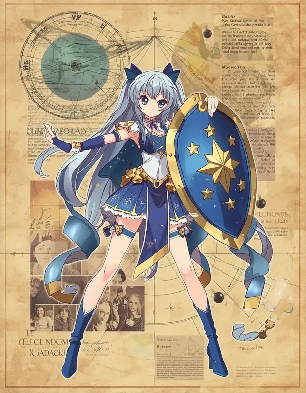 Vintage Anime Mixed Media
