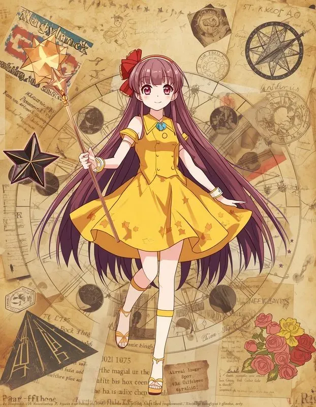 Vintage Anime Mixed Media