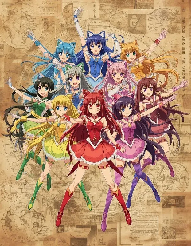 Vintage Anime Mixed Media