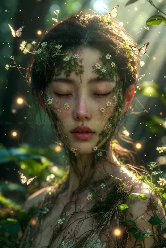 Verdant Hybrid Muse Portraits