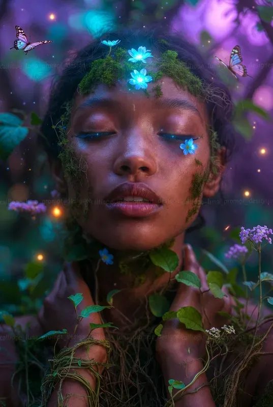 Verdant Hybrid Muse Portraits